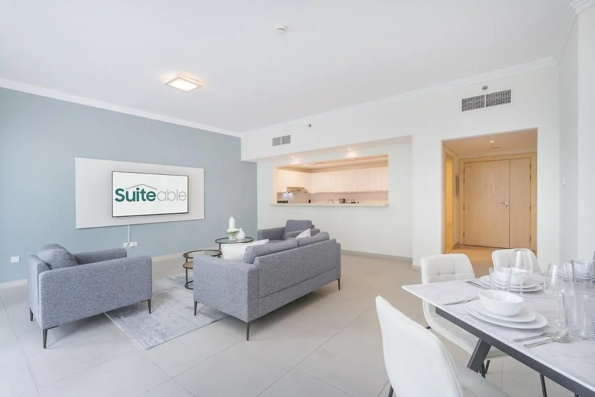 Premium 3-Bedroom With Direct Beach Access In Jbr Dubaj